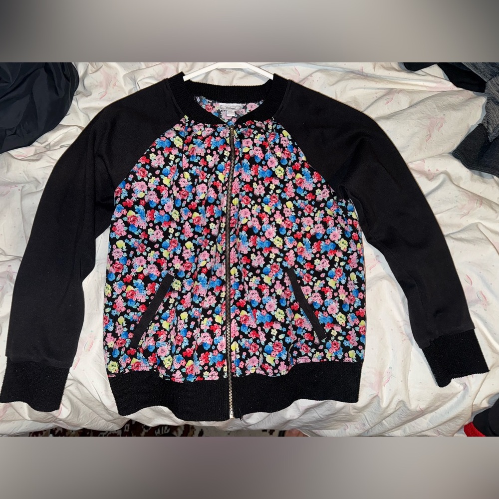 Disney brand girls floral track jacket (M-10/12)